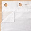 No Hook Ombre Waffle Shower Curtain with Snap-in Liner - 3 of 4