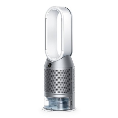 White and Silver Smart Air Purifier with HEPA Filter