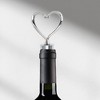 Unique Bargains Bottle Stoppers Hollow Heart Zinc Alloy Silicone 4.17"x1.73"x0.79" 1 Pc - 2 of 3