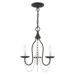 Livex Lighting Alessia 3 - Light Chandelier in  Black - 1 of 1