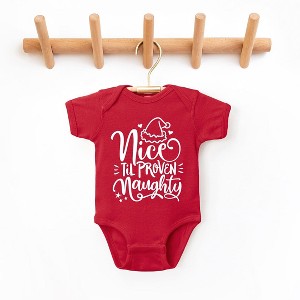 The Juniper Shop Nice Til Proven Naughty Baby Bodysuit - 1 of 2