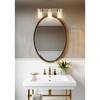 Nuvo Lighting Intersection 3 - Light Vanity in  Burnished Brass - 4 of 4