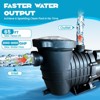 1.5HP 2-Speed Swimming Pool Pump – 220V Single Voltage Above/In Ground Self-Priming Pump with 1100W Powerful Copper Motor, Quiet Operation - 4 of 4
