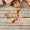 Pavilion Gift Company - Hot Dog - 12.75" Canvas Dog Toy on Rope - Pet Toy - 4 of 4