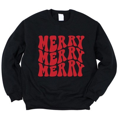 Simply Sage Market Women's Graphic Sweatshirt Merry Stacked