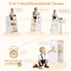 Chaokws Toddler Tower Learning Tower - Adjustable Kitchen Step Stool Helper for Kids, Safe Standing Tower for Toddlers 1-3 Years - 3 of 4