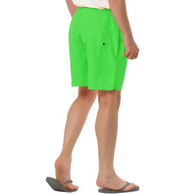 TATT 21 Men's Summer Casual Beach Drawstring Waist Surfing Mesh Lining Swim Shorts Green 32 — фото 3