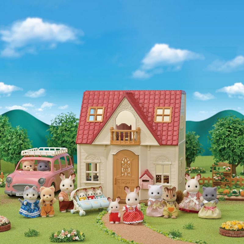 Calico Critters Red Roof Cozy Cottage, Dollhouse Playset with Figure, Furniture and Accessories, 3 of 10