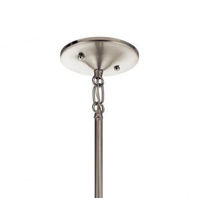 Aubrey 13" Brushed Nickel Mini Pendant Light