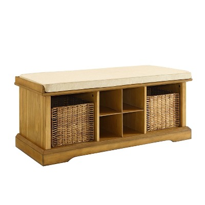 Brennan Entryway Storage Bench Natural 