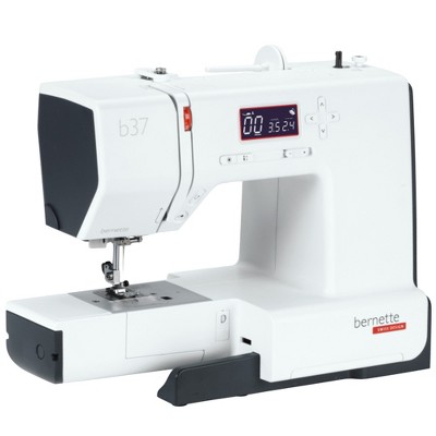 Bernette b37 White Computerized Sewing Machine with LED Light