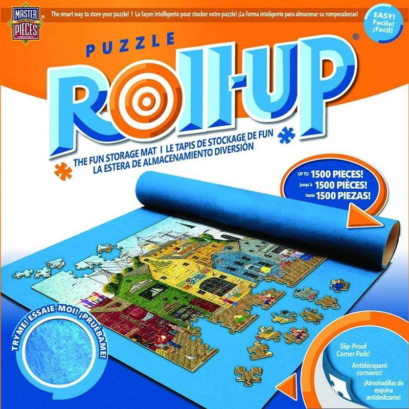 MasterPieces Inc MasterPieces Jigsaw Puzzle Roll & 8 Inch Stow Box | Fits 1500 Pieces, 1 of 7