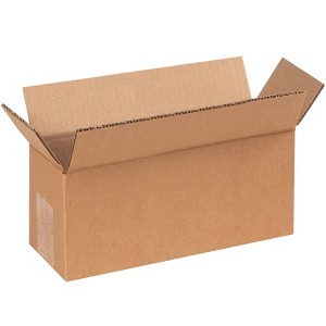 Box Partners 09'' x 4'' x 3'' Standard Corrugated Shipping Box 200#/ECT 25/Bundle (943) - 1 of 4