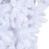 vidaXL Upside-Down Christmas Tree, Unique Artificial Holiday Decor- White, Durable Steel Stand, Realistic Bushy Design - 5 Ft Height, 3 ft Width - 3 of 4