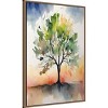 Amanti Art Tree of colour by Sally Ann Moss Framed Canvas Wall Art - 3 of 4