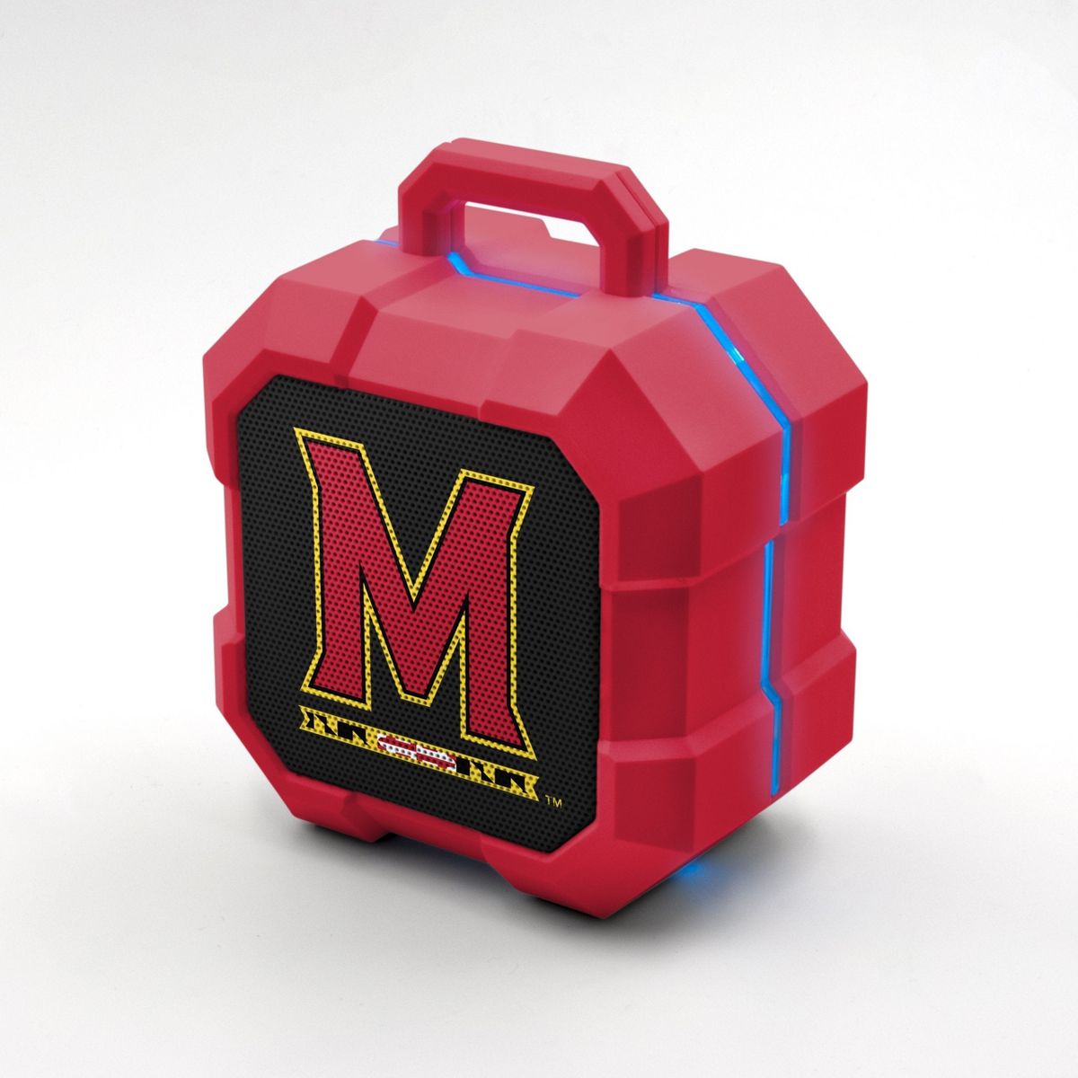 SOAR Collegiate Detroit Red Wings ShockBox LED Wireless Bluetooth Speaker- Louisville Cardinals