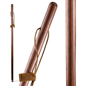 Brazos Handcrafted Wood Walking Stick, Pine, Trekker Style Handle, for Men & Women, Made in The USA - 1 of 4