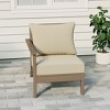 WestinTrends  Avalon Outdoor Patio HDPE Left Arm Facing Sectional Corner Club Chair with Patio Cushions - 2 of 4