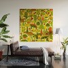 Jenean Morrison Many Mushrooms Green Wood Wall Mural - Society6 - 2 of 2