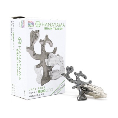 Gray and White Cast Metal Ocean Reef Puzzle