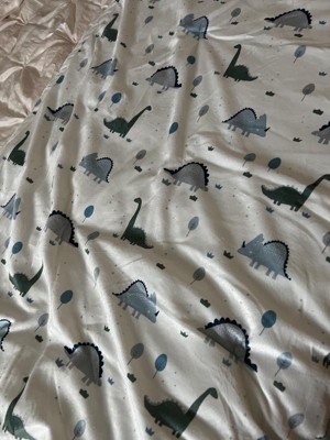 Lush Décor Dinosaurs Roar Plush Oversized Reversible Baby Blanket ...