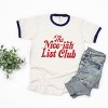 The Nice-ish List Club Distressed - Women's Ringer Graphic T-Shirt - 2 of 4