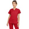 MediChic Womens 8-Pocket Scrubs Set- V-Neck with 4-Pocket Jogger Scrub Pants - 4 of 4
