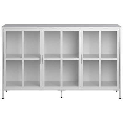Bella Depot 55.1''W Storage Cabinet with Glass Doors