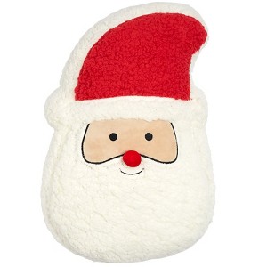 The Lakeside Collection Holiday Shaped Accent Pillows - Santa - 1 of 2