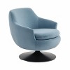 Citrine Velvet Swivel Accent Chair  - Safavieh - image 3 of 4