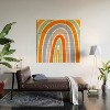 Lane and Lucia Mod Rainbow Wood Wall Mural - Society6 - 2 of 2