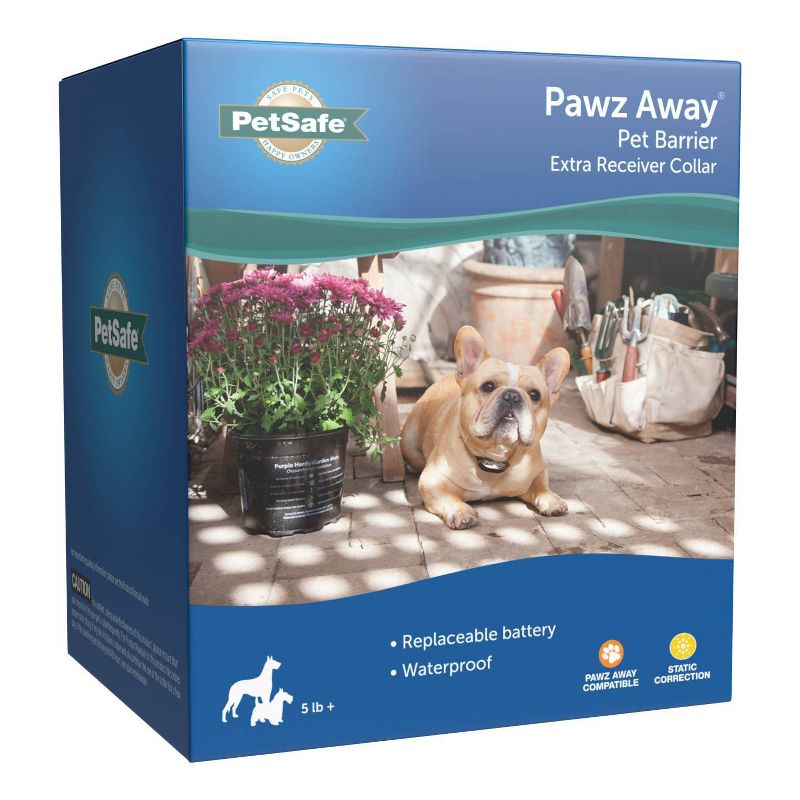 PetSafe Pawz Away Adjustable Pet Barrier Extra Receiver Collar - Beige, 3 of 10