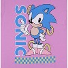 Seven Times Six Sonic The Hedgehog Girls' Rings And Racing Stripe Video Game Kids T-Shirt Pink - 2 of 3