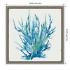Amanti Art Blue Coral II by Aimee Wilson Canvas Wall Art Print Framed 16 x 16-in. - 4 of 4