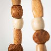Sullivans 6 ft. Carved Wooden Beaded Garland - 2 of 4