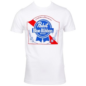 Adult Pabst Blue Ribbon Classic Logo T-Shirt - 2XLarge - 1 of 4