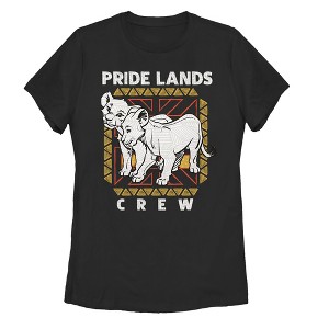 Women's Lion King Simba & Nala Pride Lands Crew T-Shirt - 1 of 3