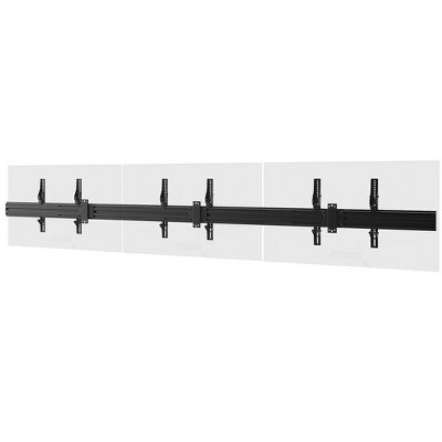 Black Steel 3x1 Adjustable Tilt Menu Board Wall Mount