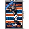Trends International NFL Chicago Bears - Rome Odunze 25 Framed Wall Poster Prints - 3 of 4
