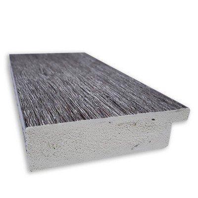 Bark Rustic Grey Full Length Over-the-Door Mirror