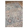 2'x3' Geometric Design Knotted Accent Rug Blue - Momeni: 24"x36" Wool, Hand Knotted, Low Pile, Traditional Style - 3 of 4