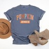 Simply Sage Market Varsity Pumpkin Junkie Garment Dyed Tee - 3 of 4