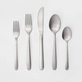20pc Stainless Steel Matte Finish Silverware Set - Made By Design™