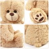 LotFancy 12" Teddy Bear Stuffed Animals, Soft Plush Bear with Footprints, Gifts for Kids Girls - 3 of 4