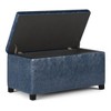 NicBex 35.6" Storage Bench Rectangle Storage Ottoman for Bedroom, Living Room, Blue - 4 of 4