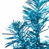 3ft National Christmas Tree Company Turquoise Tinsel Artificial Pencil Christmas Tree - 3 of 4