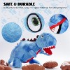 Nocciola 9 in 1 Dinosaur Plush Dog Toys, Christmas gift,Funny Stuffed Dino Puzzle Toy with 8 Fossil-Shaped Squeaky and Crinkle Toys - 4 of 4