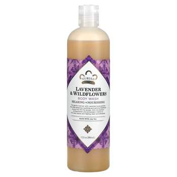Nubian Heritage Body Wash, Lavender & Wildflowers, 13 fl oz (384 ml)