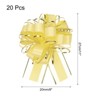 Unique Bargains Christmas Wedding Car Basket Gift Wrapping Large Organza Pull Bow 20 Pcs - 2 of 4
