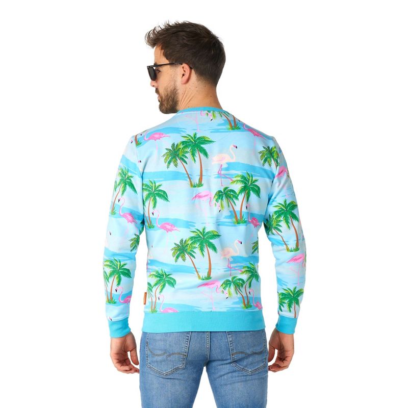 OppoSuits Men's Sweater - Flaminguy - Multicolor, 2 of 4